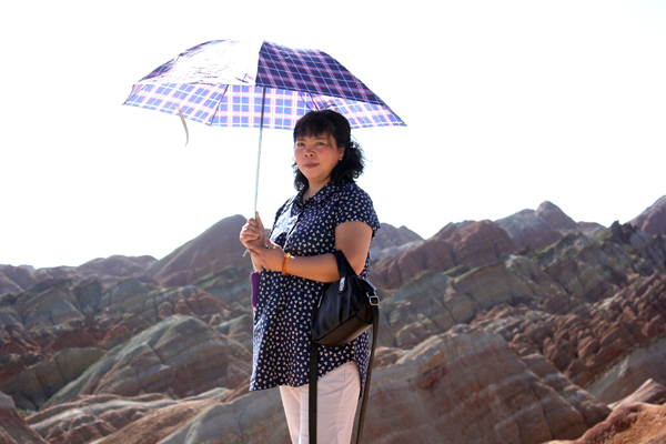 当代书画家绚丽陇原行之“敦煌朝圣”精彩艺术剪影——女