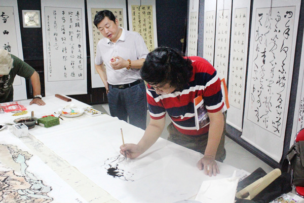 杨循笔会作品生动气韵《牧趣图》