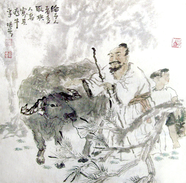 写人物 绘山水——孙培增国画作品赏析