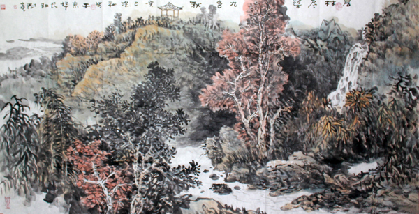 画家张阁亮墨笔绘出山水之魂