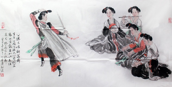 画家陈和莲签约兰州成功美术馆