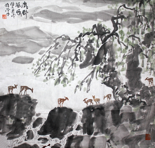 画家刘兆平签约兰州成功美术馆