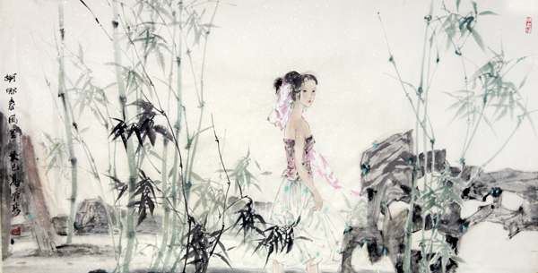 2013中国当代最具学术价值和收藏潜力人物画家——冷珍