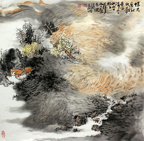 2013中国当代最具学术价值和收藏潜力山水画家——朱仕明