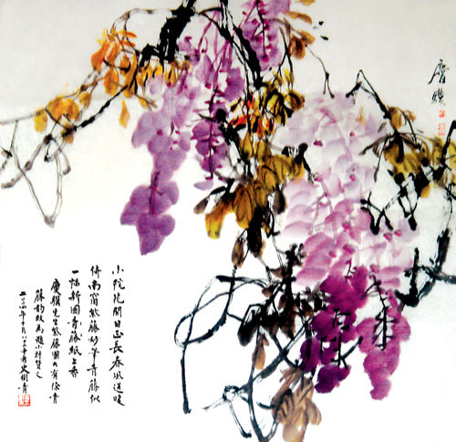 2013中国当代最具学术价值和收藏潜力花鸟画家——石庆骥