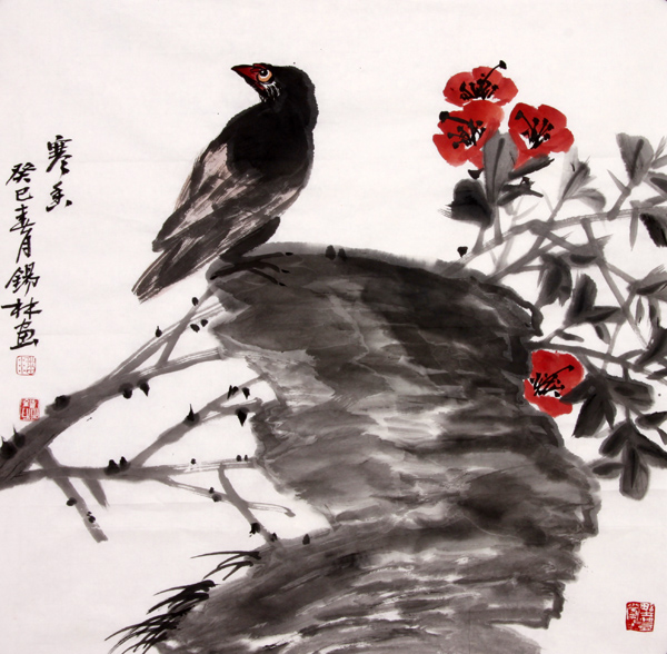2013中国当代最具学术价值和收藏潜力花鸟画家——潘锡林