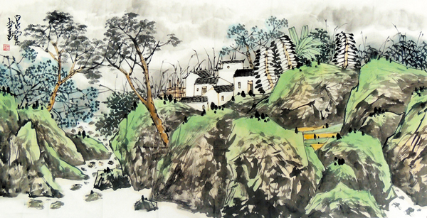 2013中国当代最具学术价值和收藏潜力山水画家——吴泉棠