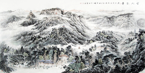 2013中国当代最具学术价值和收藏潜力山水画家——冯聚成