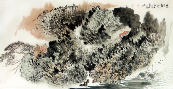 2013中国当代最具学术价值和收藏潜力山水画家——刘江川