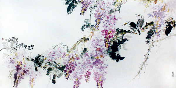 2013中国当代最具学术价值和收藏潜力花鸟画家——李联起
