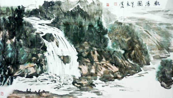 湖州市美术家协会主席冯汉江参加“2013——2014国画年度