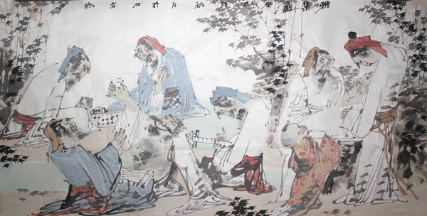 成功美术馆签约画家袁鹏飞作品赏析