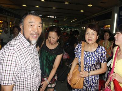 四川美协理事陈和莲、山东画院画师赵秀勋抵兰