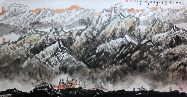 用笔墨守护雪域天堂——张文华“高原系列”山水画印象