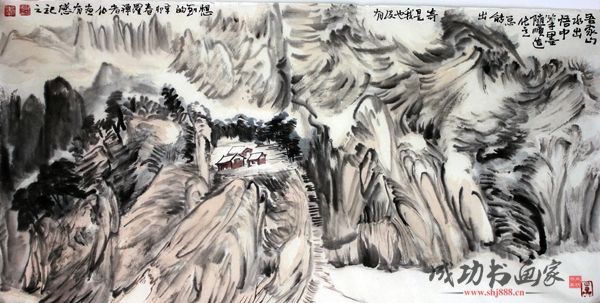 追寻中国山水的禅道梦境——小议罗治安性灵山水画