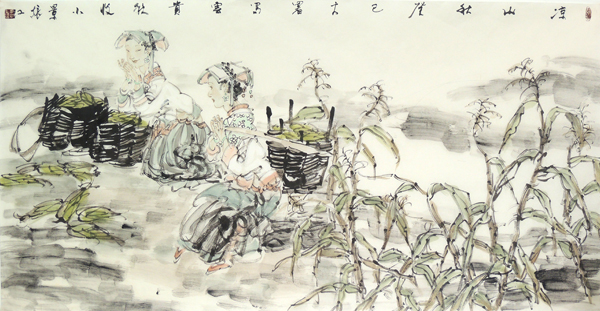 孙振江写意人物作品赏析
