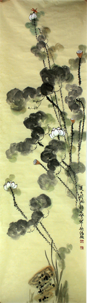 孙鸿骏花鸟画欣赏