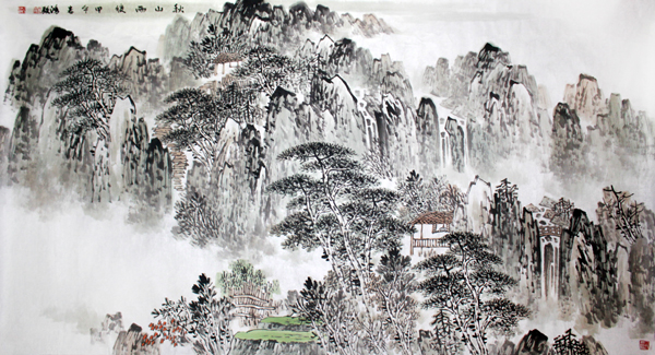 山水意悠悠 笔墨情浓浓——孙鸿骏山水赏析