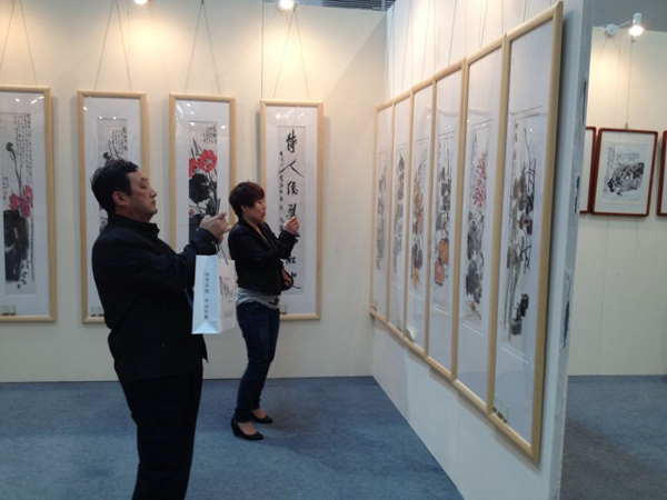 “刘怀勇中国画教学30周年师生展”受热捧