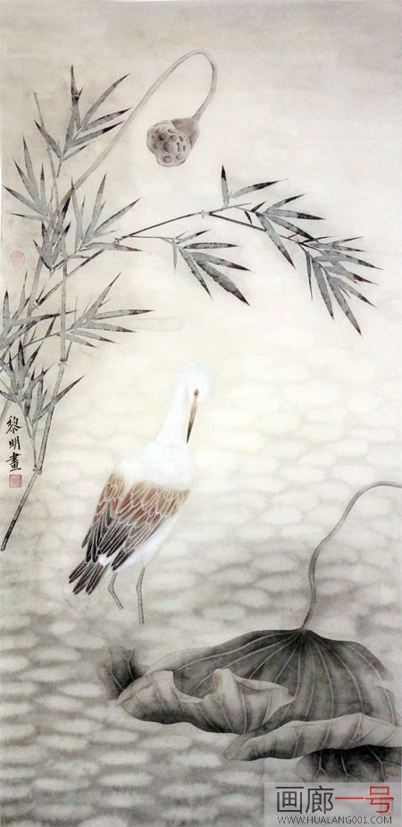 詹黎明工笔画赏析