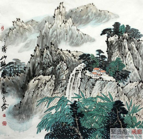 成功美术馆签约画家徐良发作品简析