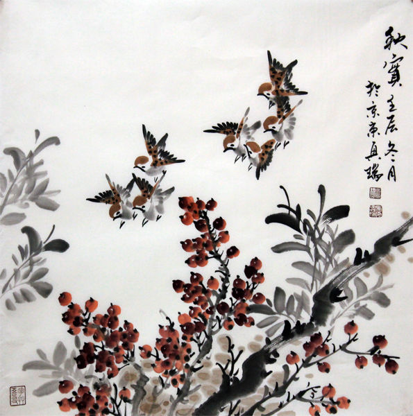 鸟语花香抒意趣——马兴瑞花鸟画欣赏