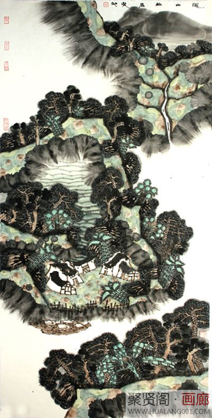 笔墨山水诉真情——画家申皖如作品欣赏