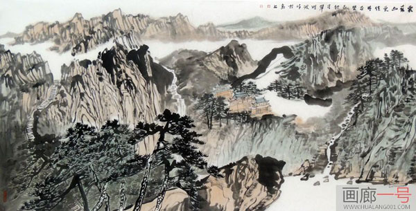 淳朴自然 雄浑厚重——单明波的山水作品欣赏