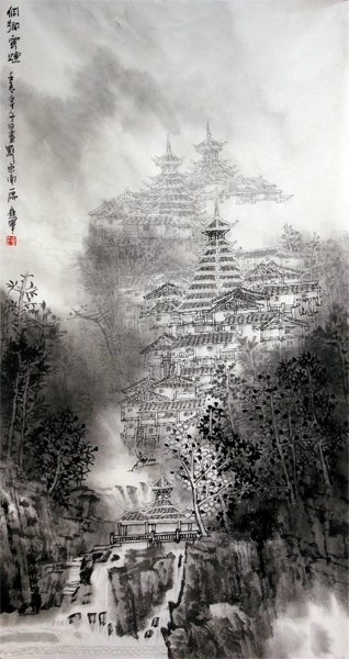 水墨佳音绘苗风——黔东南州美协副主席钟应举画作欣赏
