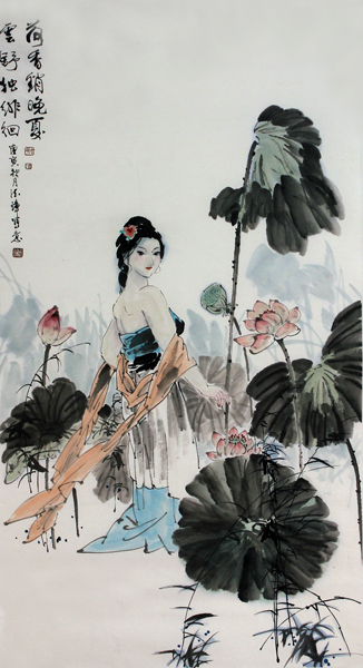 千娇百媚 形神兼备——刘德璋人物画赏析