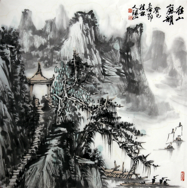 红水河哺育艺术浓情——广西艺术学院副院长阳山画作欣赏