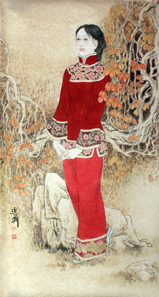 唯美纯净撼人心魄——张思俭人物新作赏析