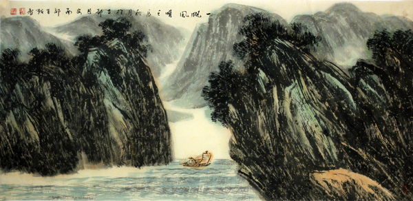 绘画高歌秦川八百里——李百战作品欣赏