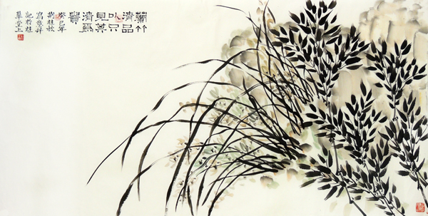 悠然天地间 独赏花鸟喧——荆桂秋花鸟作品