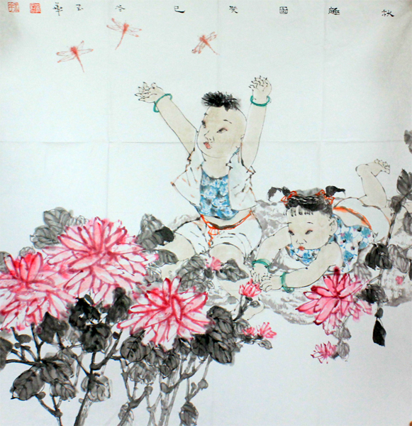 笔墨融于童真清韵之趣——徐玉华画作欣赏