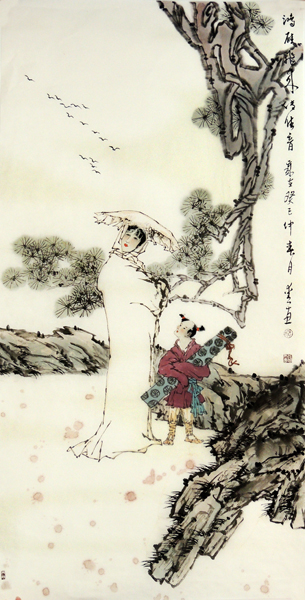 最爱那一抹丹青墨色——张爱惠笔下的人物画赏析