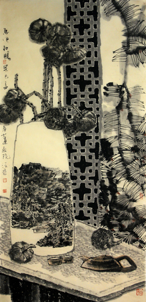 传统符号构筑新图式——中青年画家胡海艺作品欣赏