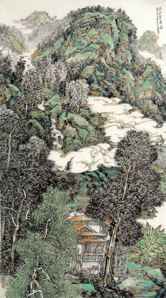 水墨烟云绘仙境——广西美协副主席王庆军画作欣赏