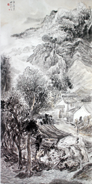 “气”之所到力之所现——田肃山水画欣赏