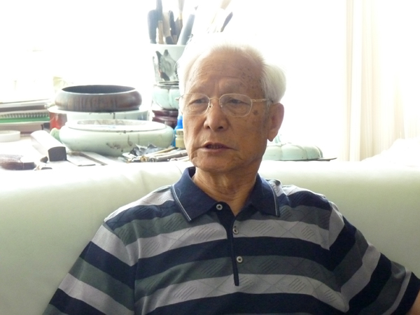 甘肃成功书画艺术研究院代表拜访西部著名画家杨志印先生