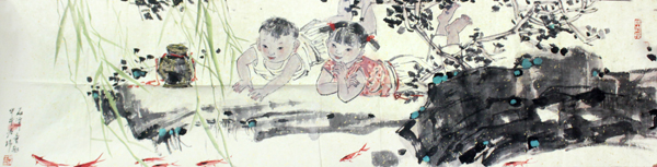 俊眉修眼 顾盼神飞——冷珍笔下的仕女人物
