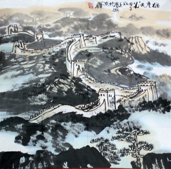 浓墨重彩绘山海关雄风——中国画学会理事王梦湖画作欣赏