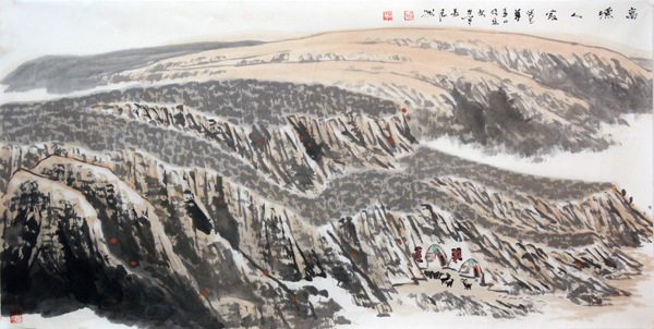 笔写高原沟壑——蔡嘉励作品简析