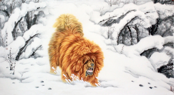 孙自安工笔画作再度展出·作品欣赏