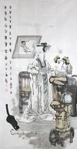 形神兼备 情景交融——著名人物画家王家训作品简析