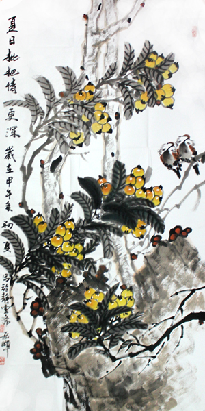 陕西花鸟画家岳晖作品将在《当代书画家》刊登