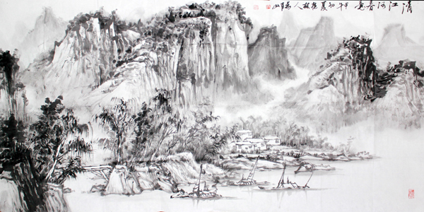 壮怀自然绘山水大美——阳山作品欣赏