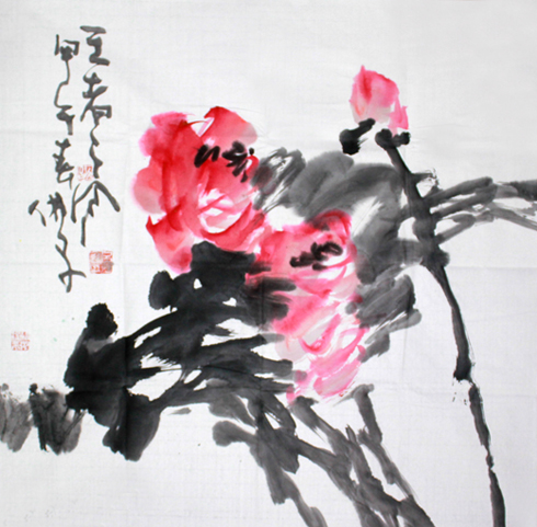 水墨传统绘花鸟新姿——吕应鑫花鸟作品赏析