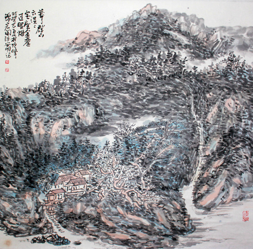 陈安明最新山水作欣赏