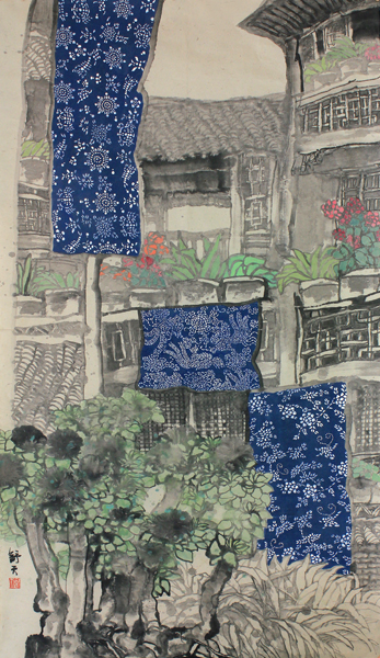 悠悠水乡情——曹舒天山水作品赏析